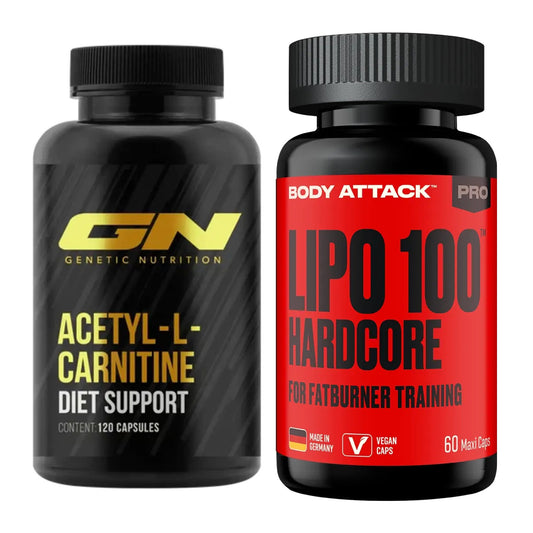 Cardio-Duo: GN Acetyl L-Carnitin + Body Attack LIPO 100-HARDCORE – alle enthaltenen Artikel
