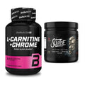 Cardio-Duo: BioTech L-Carnitine + Chrome + #GYMJUICE SUIZIDE Booster – alle enthaltenen Artikel