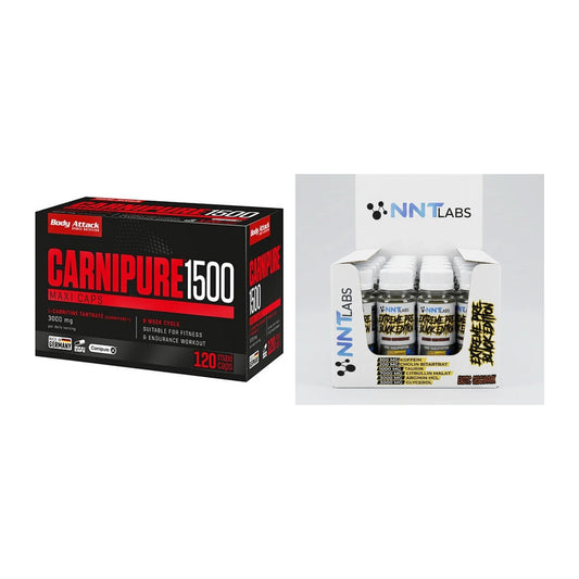Cardio-Duo: Body Attack Carnipure 1500 + NNT Extreme Black Edition – alle enthaltenen Artikel