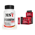 Cardio-Duo: MST L-Carnitine 1000 (90 + Nutrend Thermobooster Shot – alle enthaltenen Artikel