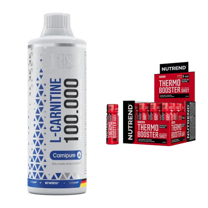 Cardio-Duo: MST L-Carnitine Carnipure + Nutrend Thermobooster Shot – alle enthaltenen Artikel