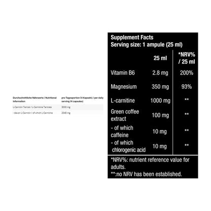 Cardio-Duo: INLEAD L-Carnitine Tartrate + BioTech Magna Shot – alle enthaltenen Artikel