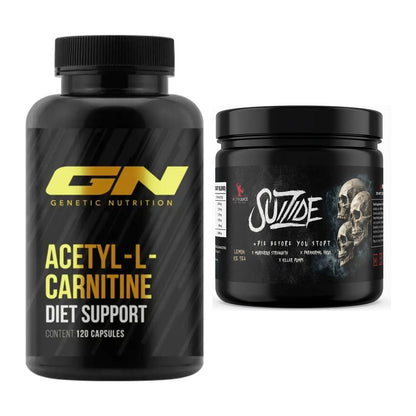Cardio-Duo: GN Acetyl L-Carnitin + #GYMJUICE SUIZIDE Booster – alle enthaltenen Artikel