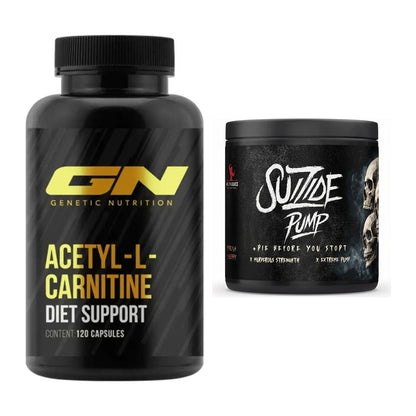 Cardio-Duo: GN Acetyl L-Carnitin + #GYMJUICE SUIZIDE PUMP – alle enthaltenen Artikel
