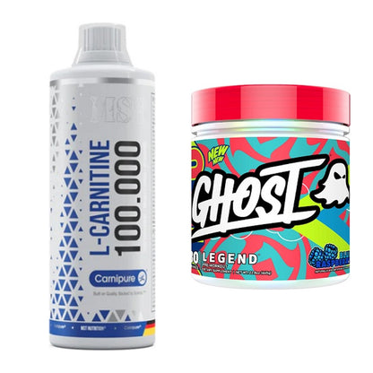 Cardio-Duo: MST L-Carnitine Carnipure + Ghost Legend V4 30 Serv. – alle enthaltenen Artikel