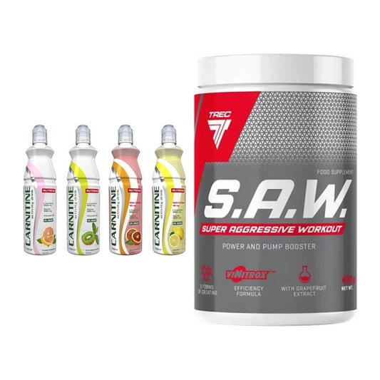 Cardio-Duo: Nutrend Activity + Trec Nutrition SAW Booster – alle enthaltenen Artikel