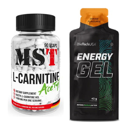 Cardio-Duo: MST L-Carnitine Acetyle + BioTech Energy Gel – alle enthaltenen Artikel