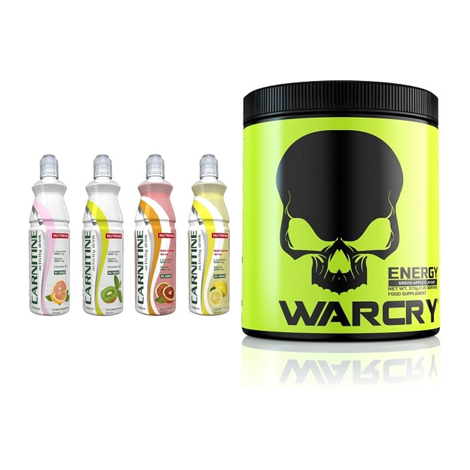 Cardio-Duo: Nutrend Activity + Genius Nutrition Warcry – alle enthaltenen Artikel