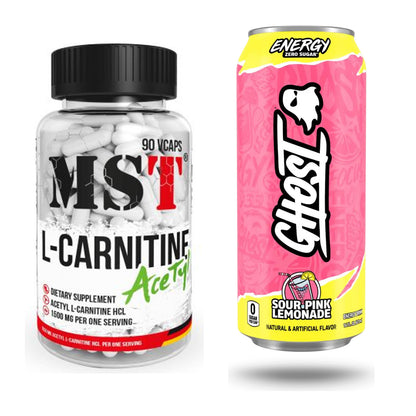 Cardio-Duo: MST L-Carnitine Acetyle + Ghost Energy – alle enthaltenen Artikel