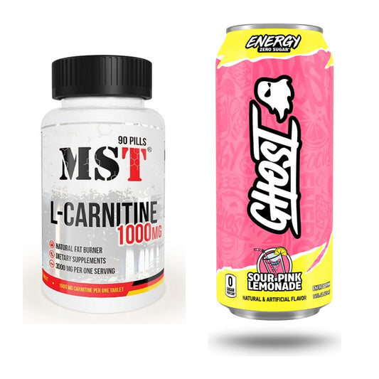 Cardio-Duo: MST L-Carnitine 1000 (90 Tabl.) + Ghost Energy – alle enthaltenen Artikel