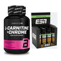 Cardio-Duo: BioTech L-Carnitine + Chrome + ESN Crank Pump Shot – alle enthaltenen Artikel