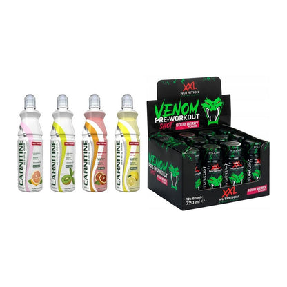 Cardio-Duo: Nutrend Activity + XXL Nutrition Venom Shot – alle enthaltenen Artikel
