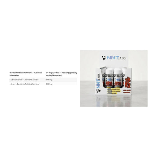 Cardio-Duo: INLEAD L-Carnitine Tartrate + NNT Extreme Pump Shot – alle enthaltenen Artikel