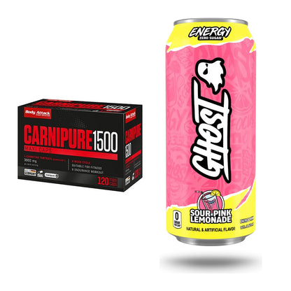 Cardio-Duo: Body Attack Carnipure 1500 + Ghost Energy – alle enthaltenen Artikel