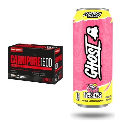 Cardio-Duo: Body Attack Carnipure 1500 + Ghost Energy – alle enthaltenen Artikel