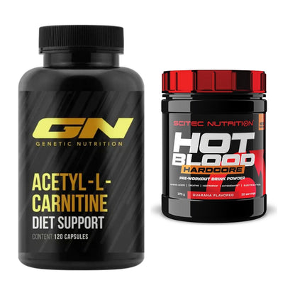Cardio-Duo: GN Acetyl L-Carnitin + Scitec Hot Blood Hardcore – alle enthaltenen Artikel