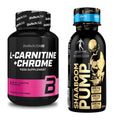 Cardio-Duo: BioTech L-Carnitine + Kevin Levrone Shaaboom Pump – alle enthaltenen Artikel