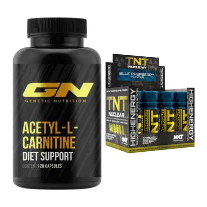 Cardio-Duo: GN Acetyl L-Carnitin + NXT Nutrition TNT Nuclear Shots – alle enthaltenen Artikel