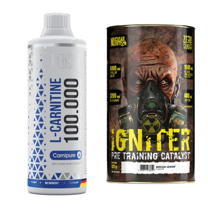 Cardio-Duo: MST L-Carnitine Carnipure + Nuclear Nutrition IGNITER – alle enthaltenen Artikel