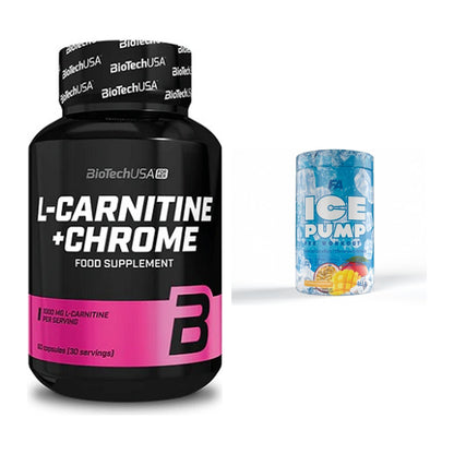 Cardio-Duo: BioTech L-Carnitine + FA Nutrition ICE Pump – alle enthaltenen Artikel