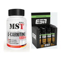 Cardio-Duo: MST L-Carnitine 1000 (90 Tabl.) + ESN Crank Pump Shot – alle enthaltenen Artikel