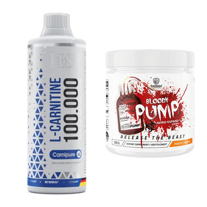 Cardio-Duo: MST L-Carnitine Carnipure + Swedish Supplements Bloody – alle enthaltenen Artikel
