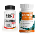 Cardio-Duo: MST L-Carnitine 1000 (90 Tabl.) + ProFuel Koffein (200mg) – alle enthaltenen Artikel
