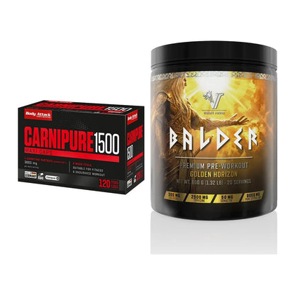 Cardio-Duo: Body Attack Carnipure 1500 + Viking Power Balder PWO – alle enthaltenen Artikel