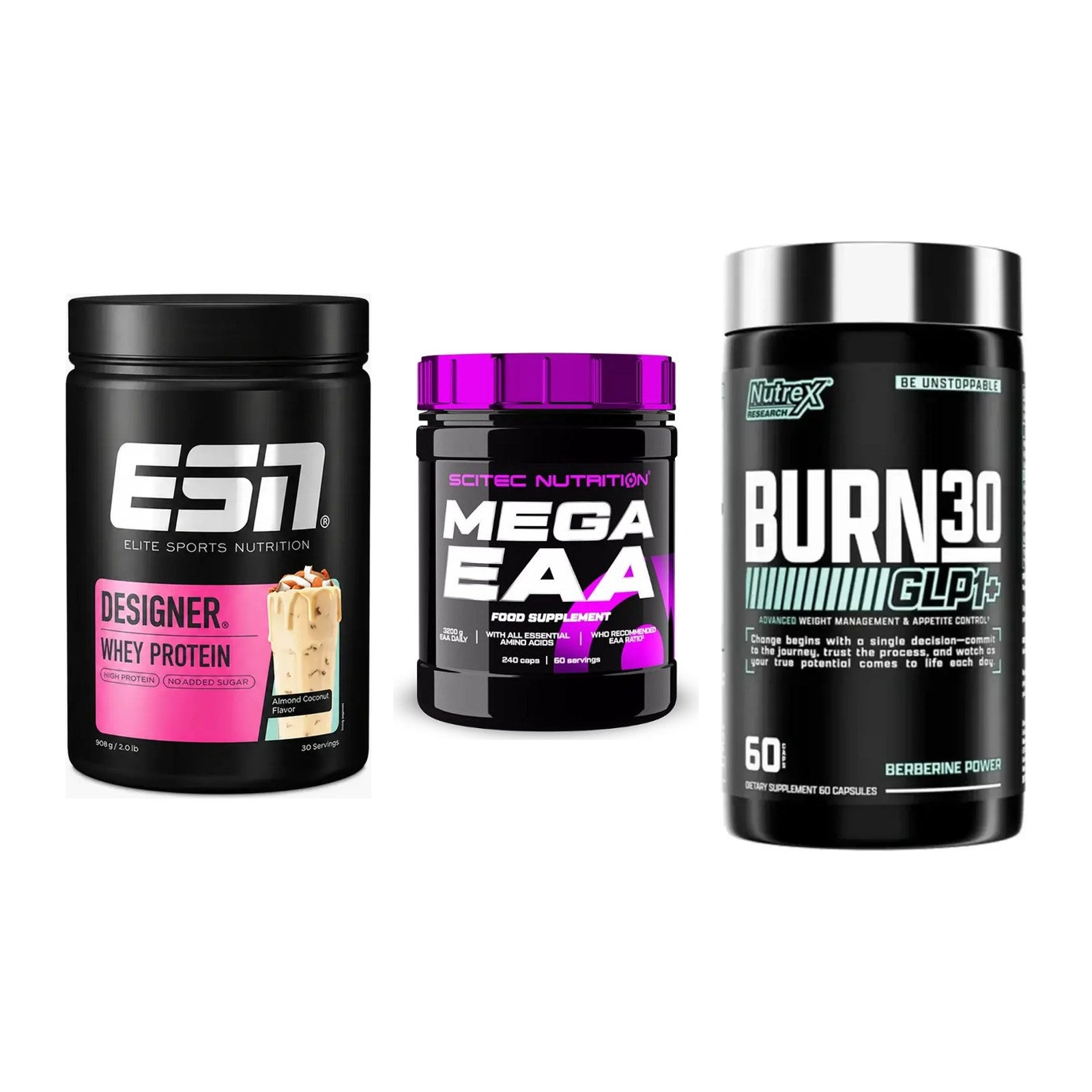 Definitionsphase-Set: ESN Designer + Scitec Mega + Nutrex Burn 30 – alle enthaltenen Artikel