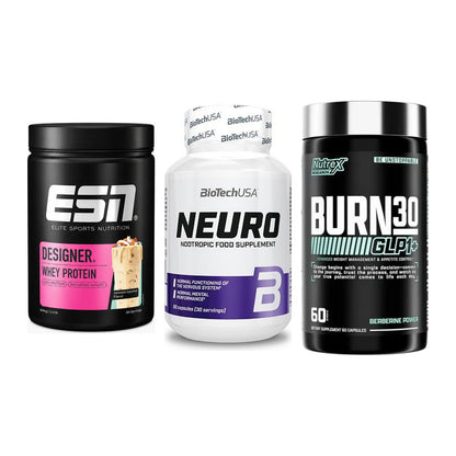 Definitionsphase-Set: ESN Designer + BioTech Neuro + Nutrex Burn 30 – alle enthaltenen Artikel