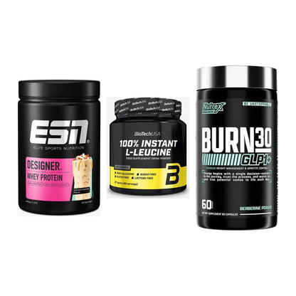 Definitionsphase-Set: ESN Designer + BioTech 100% + Nutrex Burn 30 – alle enthaltenen Artikel