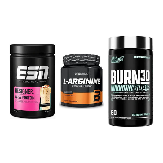 Definitionsphase-Set: ESN Designer + BioTech L-Argi + Nutrex Burn 30 – alle enthaltenen Artikel
