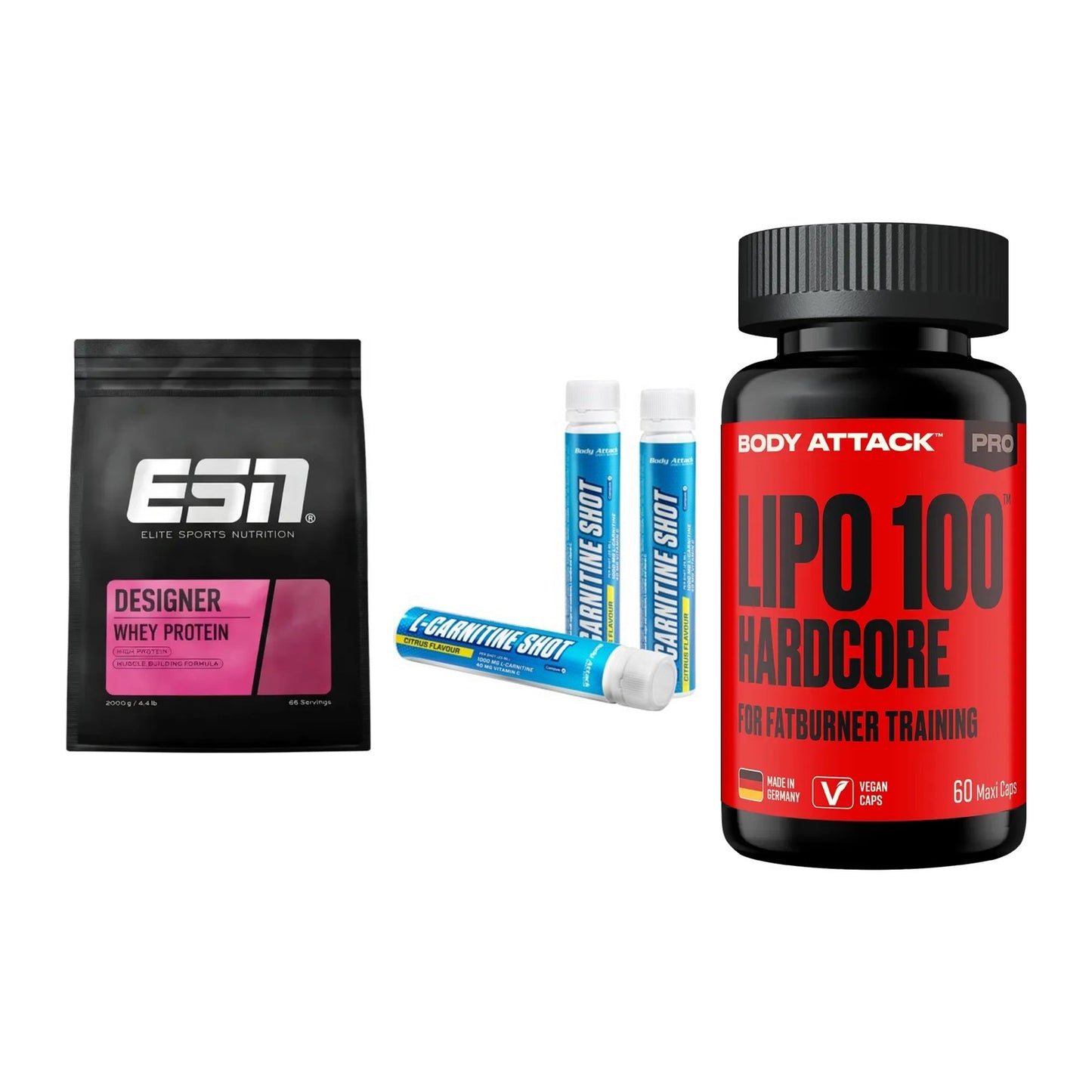 Definitionsphase-Set: ESN Designer + Body Attack + 1 weitere – alle enthaltenen Artikel
