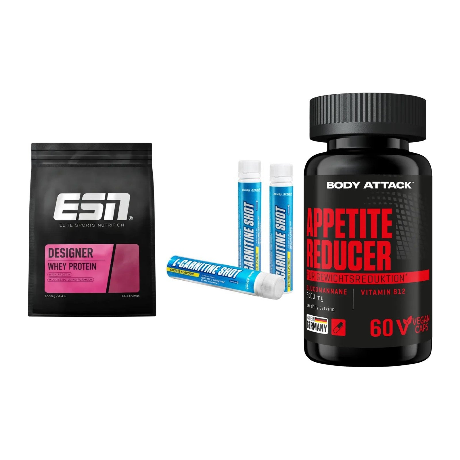 Definitionsphase-Set: ESN Designer + Body Attack + 1 weitere – alle enthaltenen Artikel