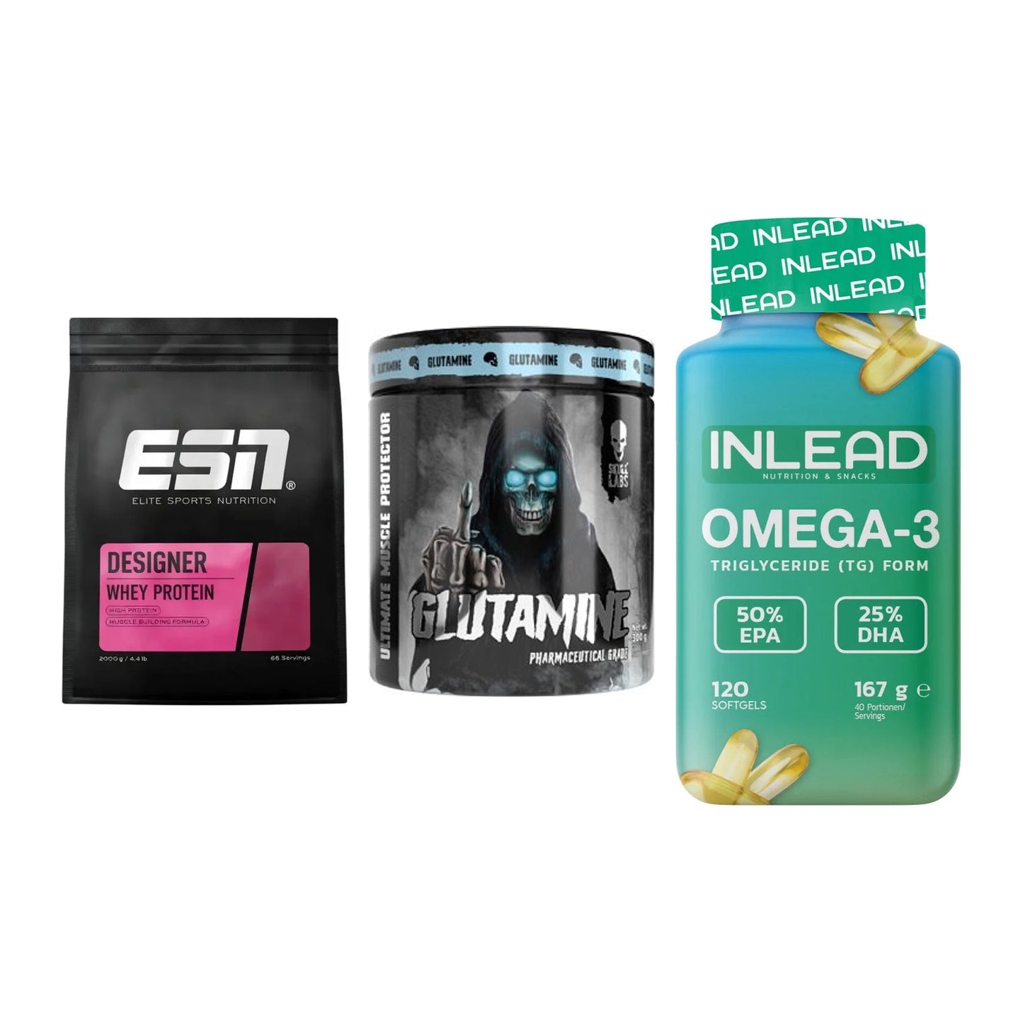 Definitionsphase-Set: ESN Designer + Skull Labs + INLEAD Omega-3 – alle enthaltenen Artikel