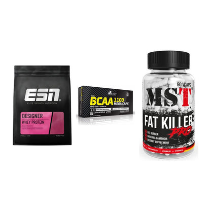 Definitionsphase-Set: ESN Designer + Olimp BCAA + MST Fat Killer – alle enthaltenen Artikel