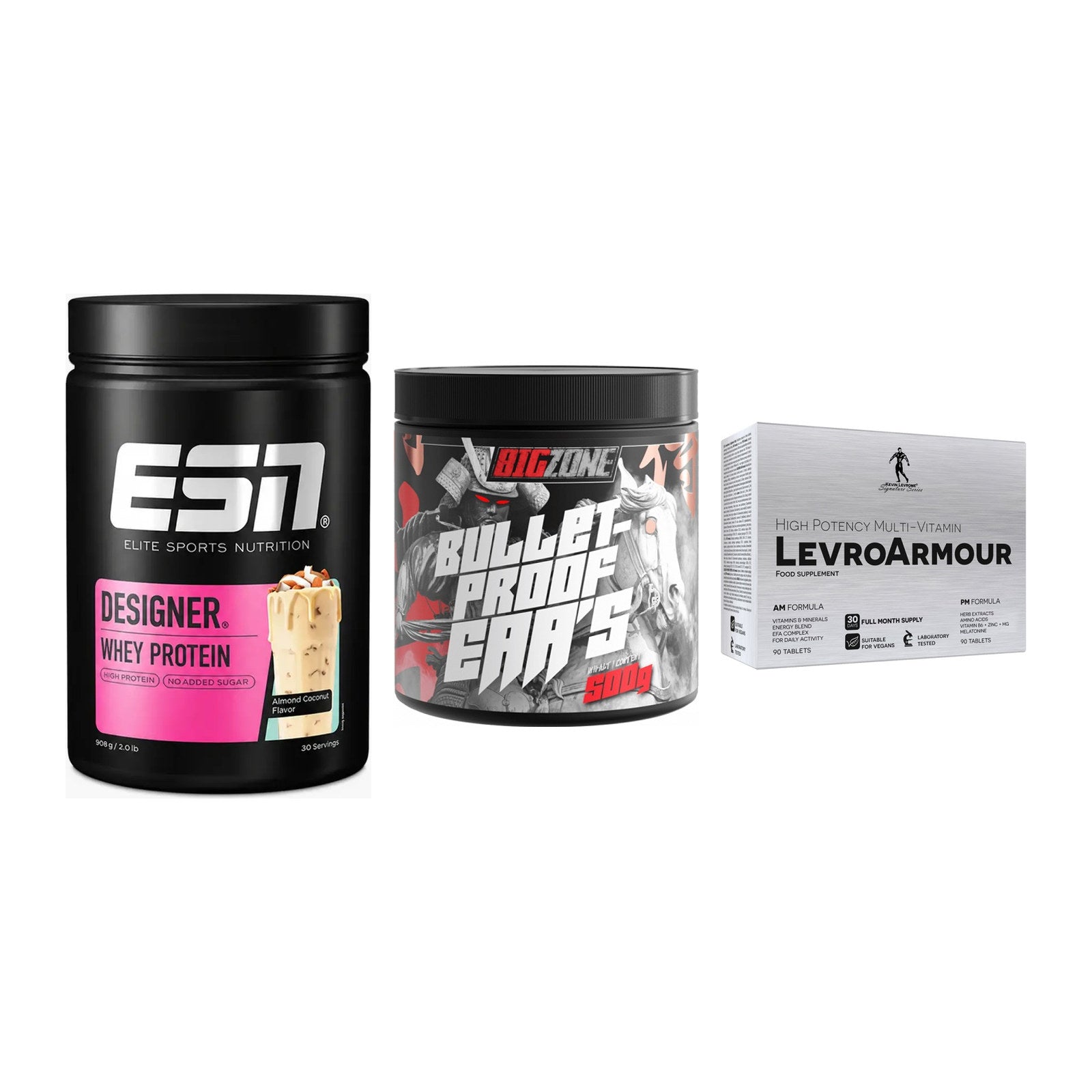 Definitionsphase-Set: ESN Designer + Big Zone + Kevin Levrone – alle enthaltenen Artikel