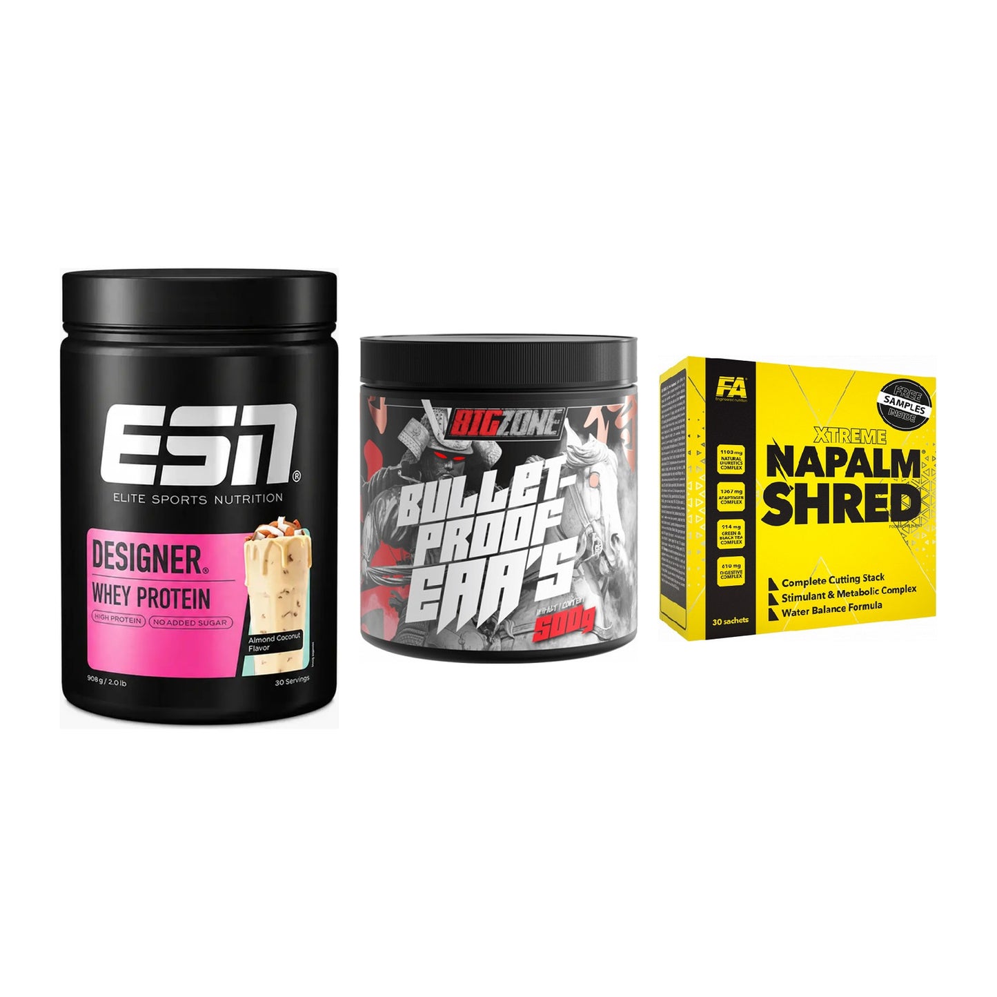 Definitionsphase-Set: ESN Designer + Big Zone + FA Nutrition – alle enthaltenen Artikel