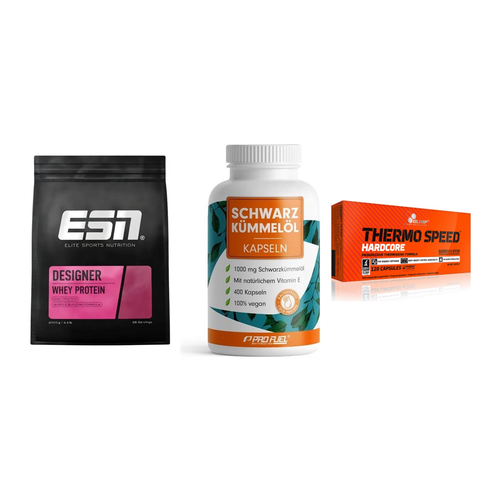 Definitionsphase-Set: ESN Designer + ProFuel Schwar + Olimp Thermo – alle enthaltenen Artikel