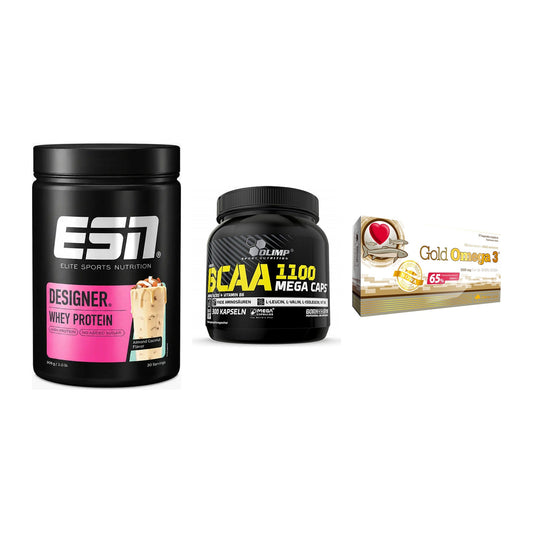 Definitionsphase-Set: ESN Designer + Olimp BCAA + Olimp Omega 3 – alle enthaltenen Artikel