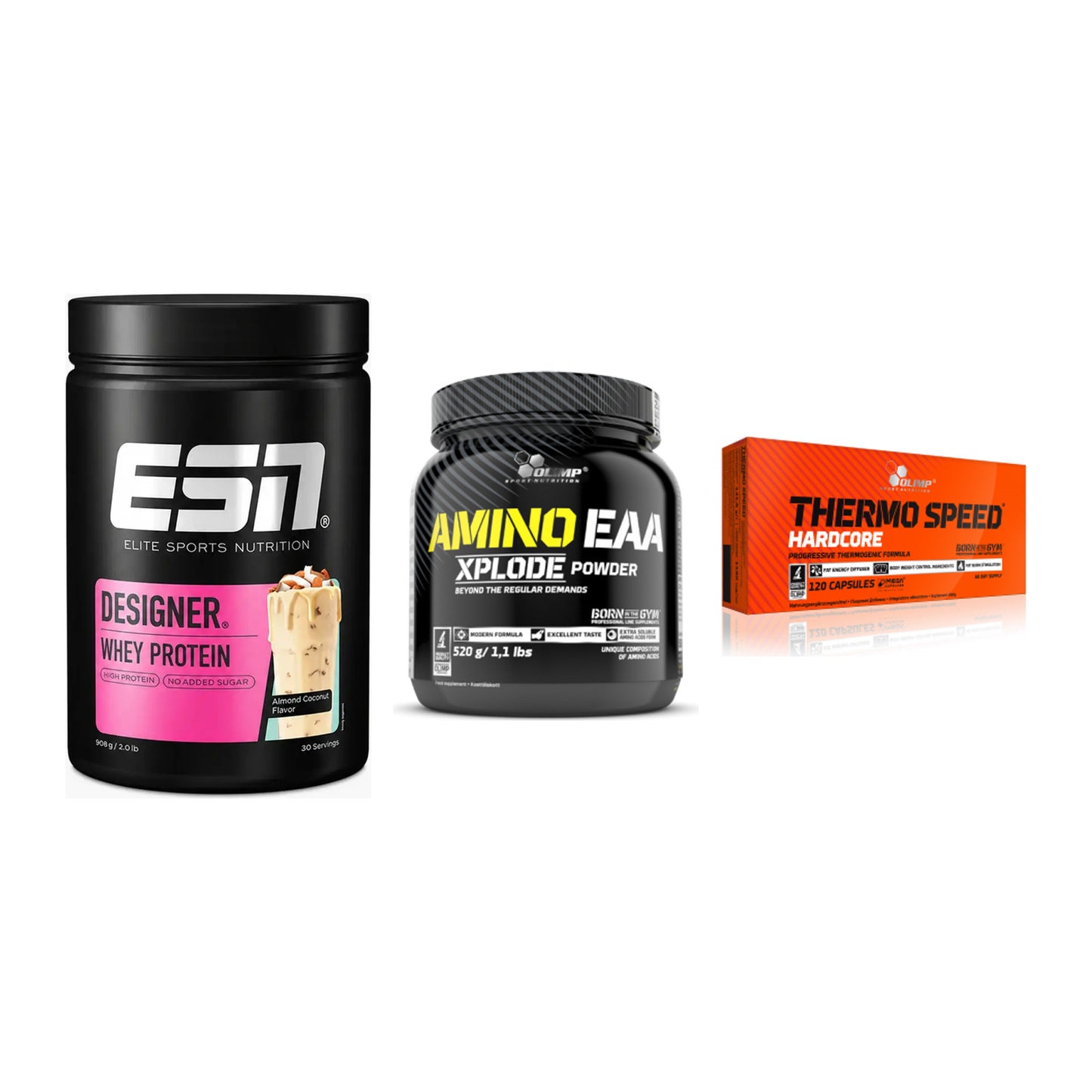 Definitionsphase-Set: ESN Designer + Olimp Amino + Olimp Thermo – alle enthaltenen Artikel