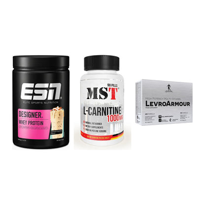 Definitionsphase-Set: ESN Designer + MST L-Carnitin + Kevin Levrone – alle enthaltenen Artikel