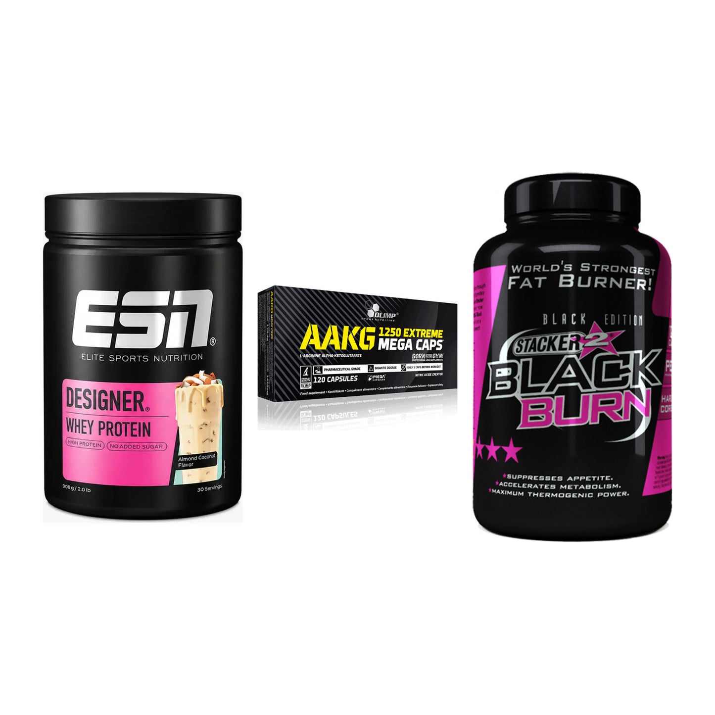 Definitionsphase-Set: ESN Designer + Olimp AAKG + Stacker2 Black – alle enthaltenen Artikel