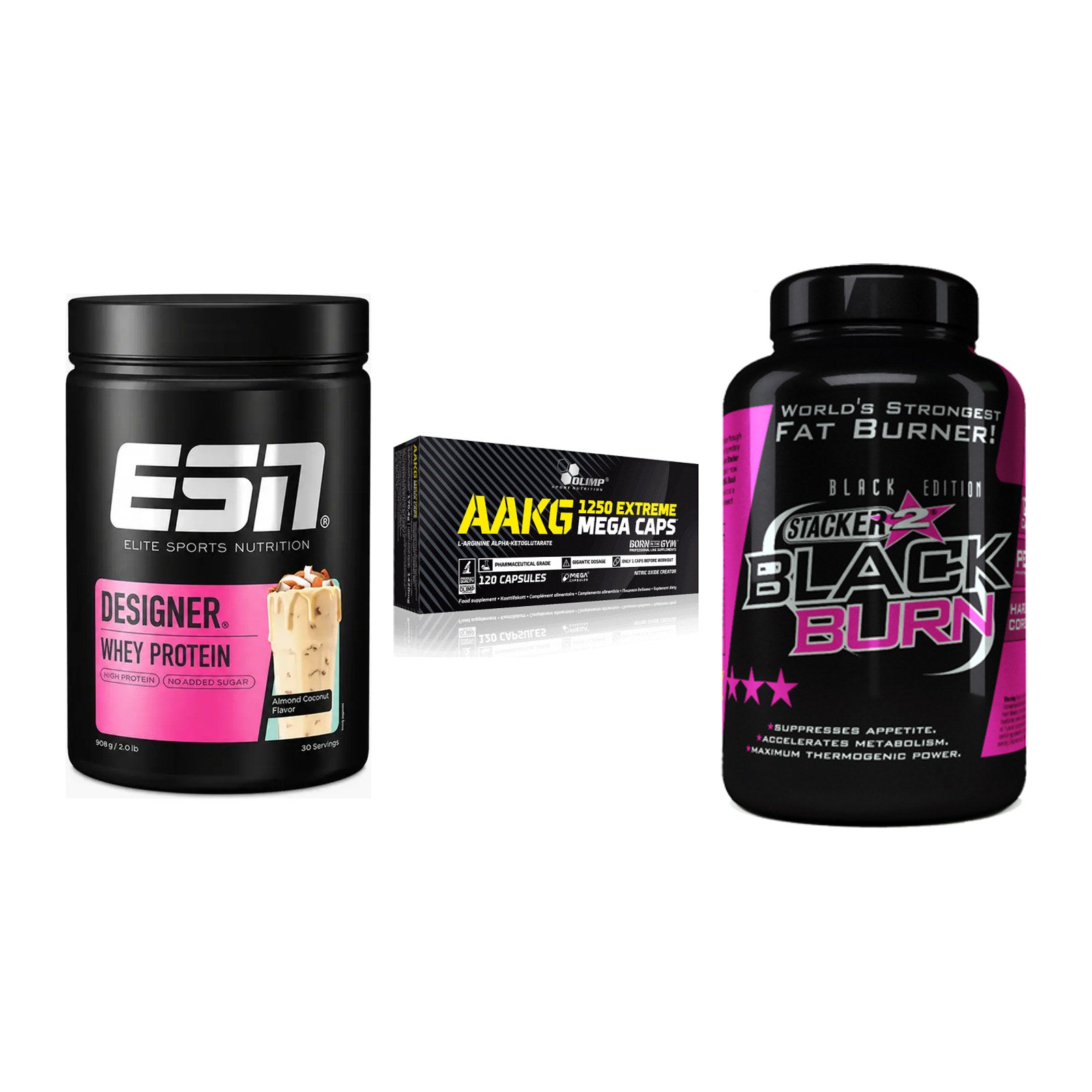 Definitionsphase-Set: ESN Designer + Olimp AAKG + Stacker2 Black – alle enthaltenen Artikel