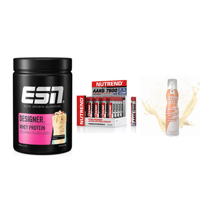 Definitionsphase-Set: ESN Designer + Nutrend AAKG + More Nutrition – alle enthaltenen Artikel