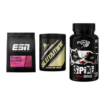 Definitionsphase-Set: ESN Designer + Peak Glutamin + Swedish Supple – alle enthaltenen Artikel