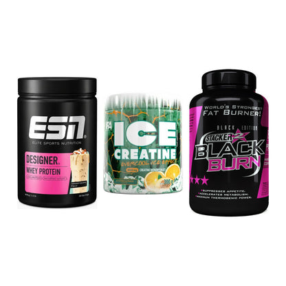 Definitionsphase-Set: ESN Designer + FA Nutrition + Stacker2 Black – alle enthaltenen Artikel