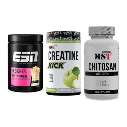 Definitionsphase-Set: ESN Designer + MST Creatine + MST Chitosan – alle enthaltenen Artikel