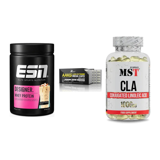 Definitionsphase-Set: ESN Designer + Olimp AAKG + MST CLA 1000mg – alle enthaltenen Artikel
