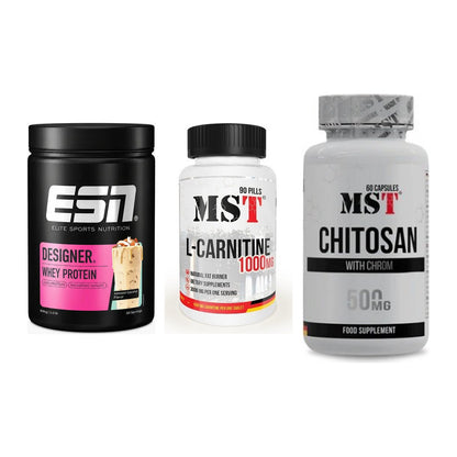 Definitionsphase-Set: ESN Designer + MST L-Carnitin + MST Chitosan – alle enthaltenen Artikel